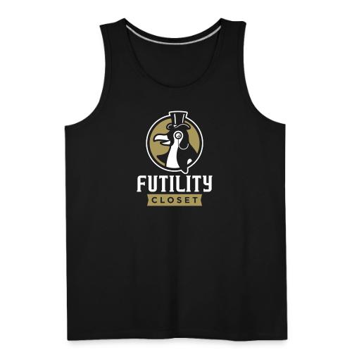 Futility Closet Logo - Reversed - Men's Premium Tank