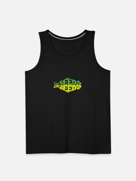 the seeds band logo - Men's Premium Tank - black