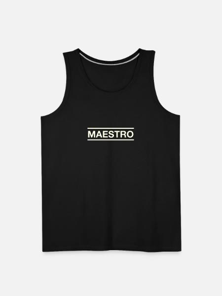 Maestro - Men's Premium Tank - black
