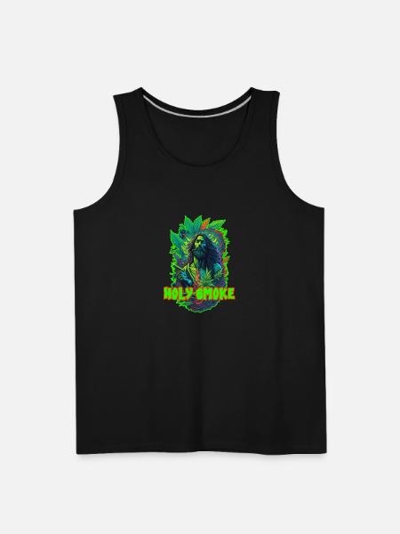 HOLY SMOKE - Men's Premium Tank - black