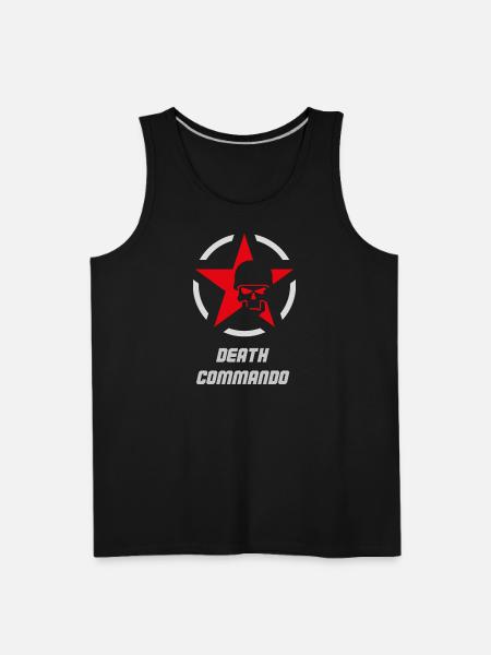 Death Commando Military Skull - Men's Premium Tank - black