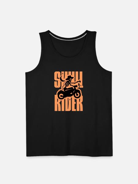 Skull Rider AI - Men's Premium Tank - black