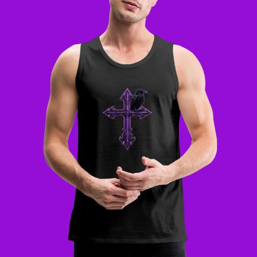 Gothix Raven Cross - Men's Premium Tank