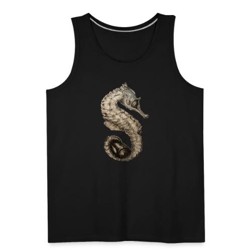 seahorse with sea shell - Men's Premium Tank
