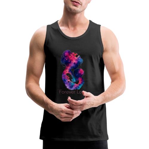 Forever Love-Vibrant Watercolor Mother-Child - Men's Premium Tank