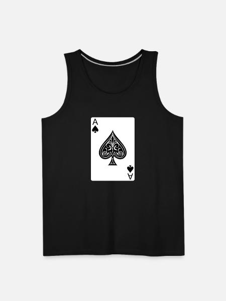 The Ace of Spades - Men's Premium Tank - black