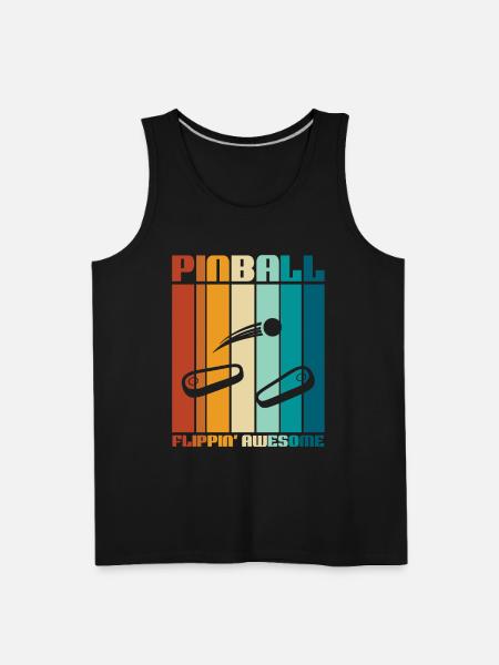Pinball Flipping Awesome - Men's Premium Tank - black