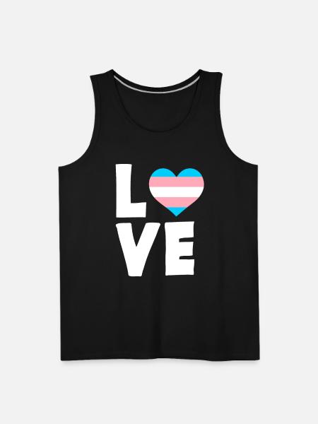 Trans Love - Men's Premium Tank - black