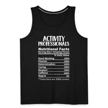 Activity Professionals Activity life Cowoker - Men's Premium Tank - black - Front