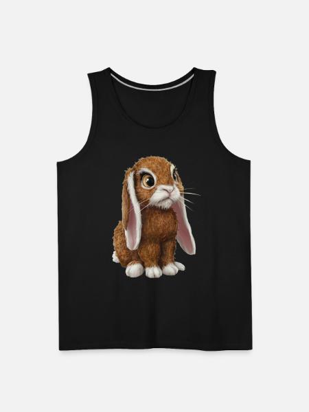 Coconut Bunny - Men's Premium Tank - black
