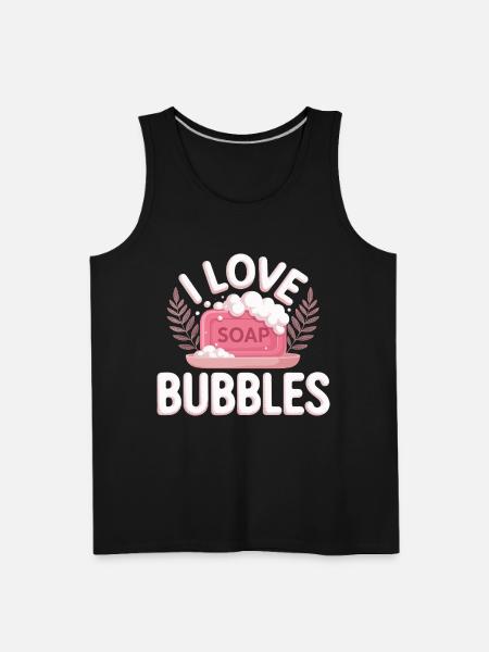 Bubbles - Men's Premium Tank - black