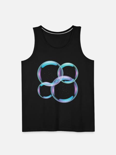 Bubbles - Men's Premium Tank - black