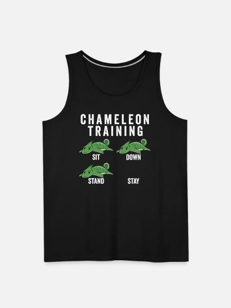 Chameleon Training - Men's Premium Tank - black