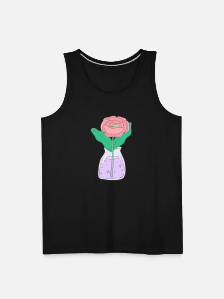 Rose With A Surprise - Men's Premium Tank - black