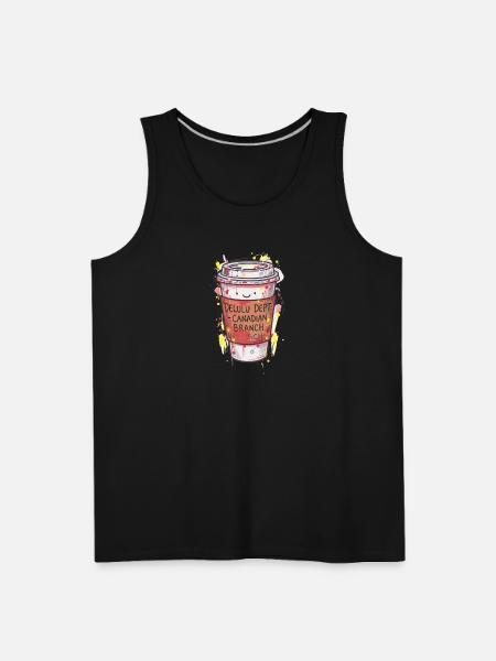 Delulu Dept Canadian Branch Cup - Men's Premium Tank - black