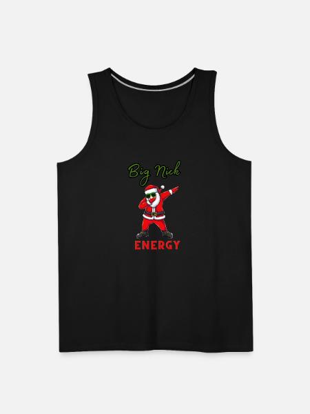 Big Nick Energy Santa - Men's Premium Tank - black