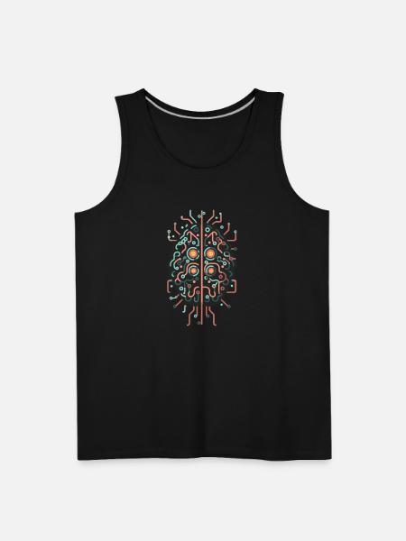 Coding Brain - Men's Premium Tank - black