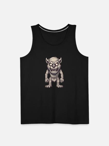 Halloween Werewolf - Men's Premium Tank - black
