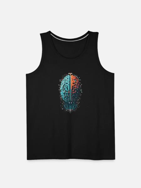 Coding Brain - Men's Premium Tank - black
