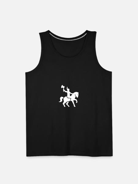 Native Indian Horseman - Men's Premium Tank - black