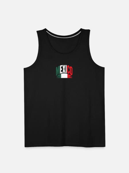Mexico Flag - Men's Premium Tank - black