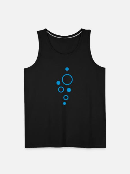Bubbles - Men's Premium Tank - black