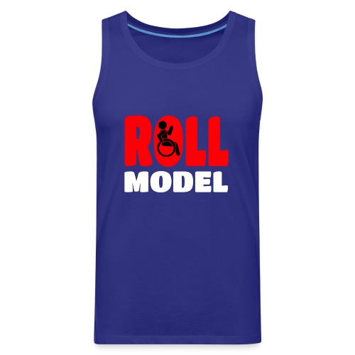 This wheelchair user is also a roll model - Men's Premium Tank
