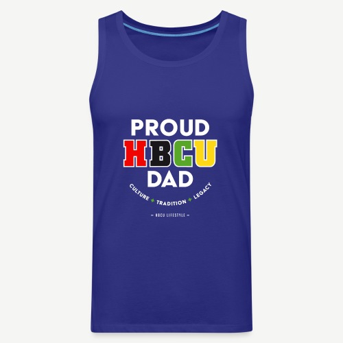 Proud HBCU Dad - Men's Premium Tank