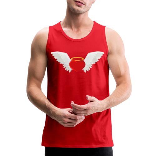 Winged heart - Angel wings - Guardian Angel - Men's Premium Tank