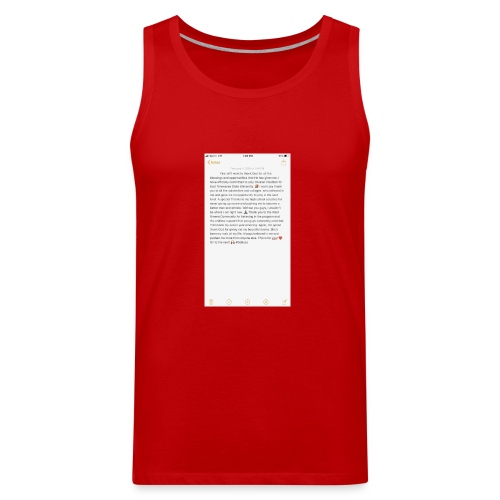 Text from a Football Commit - Men's Premium Tank