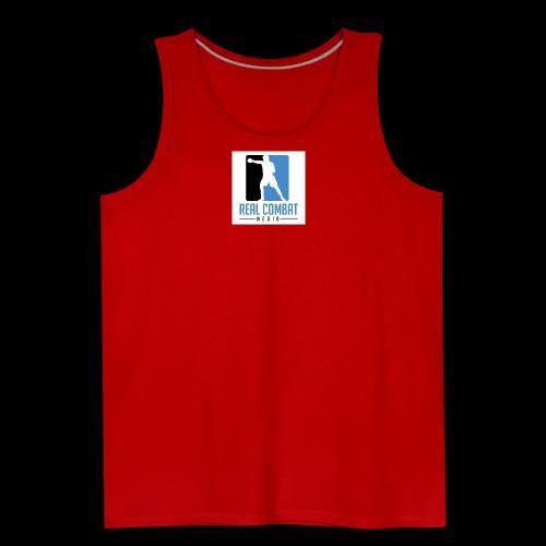 Real Combat Media Logo 2 - Men's Premium Tank