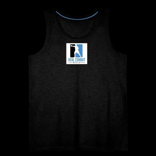 Real Combat Media Logo 2 - Men's Premium Tank