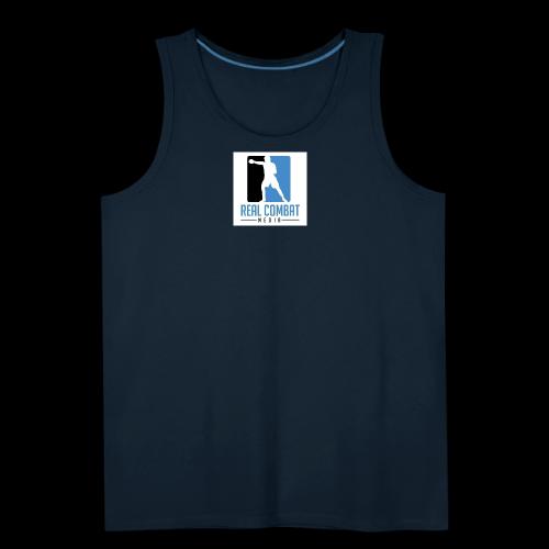 Real Combat Media Logo 2 - Men's Premium Tank