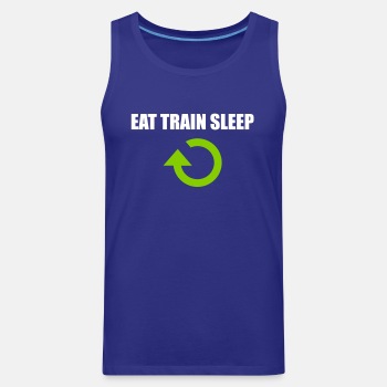 Eat Train Sleep Repeat - Tank Top for men