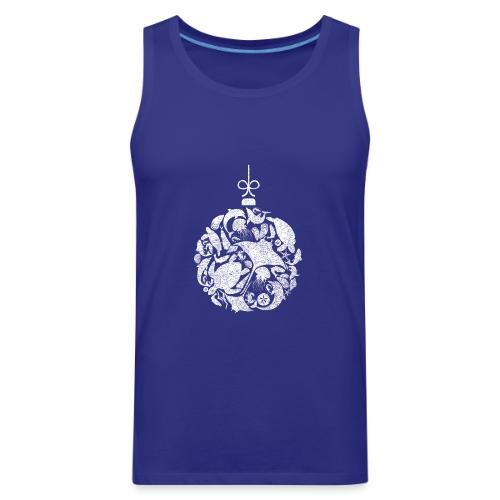 Coastal Christmas Ornament White - Men's Premium Tank