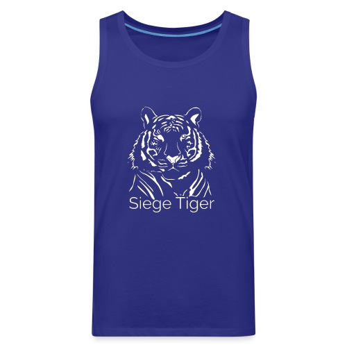 Siege Tiger White - Men's Premium Tank