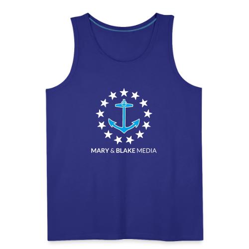 M B Logo White Stars Branded - Men's Premium Tank