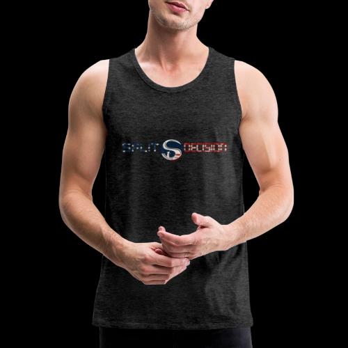 Split Stars and Stripes - Men's Premium Tank