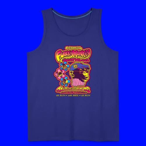 Funky Monkey Vintage T-shirt - Men's Premium Tank