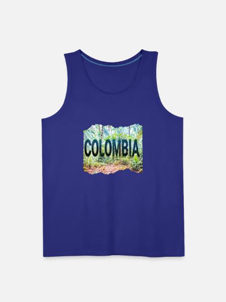 COLOMBIA 24 24 - Men's Premium Tank - royal blue