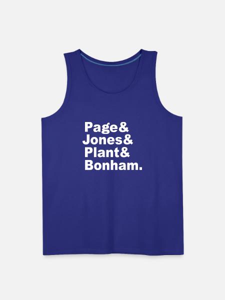 PAGE JONES PLANT BONHAM - Men's Premium Tank - royal blue
