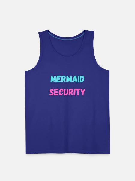 MERMAID SECURITY - Men's Premium Tank - royal blue