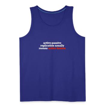 Active Broken - Men's Premium Tank - royal blue - Front