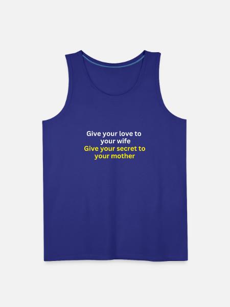 Love and Loyalty T-shirt - Men's Premium Tank - royal blue