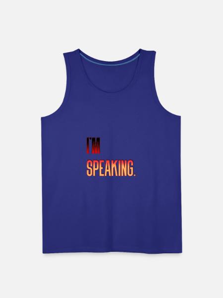 Im Speaking - Men's Premium Tank - royal blue