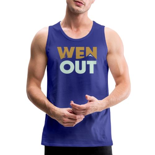 WenOut Logo (light) - Men's Premium Tank
