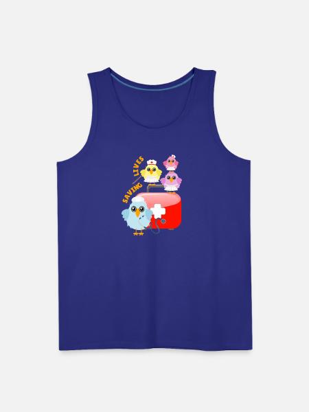 doctors_birds_medical_bag - Men's Premium Tank - royal blue