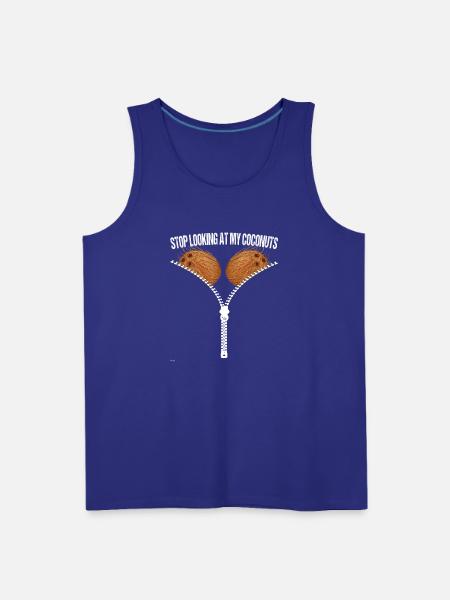 Looking Coconuts Summer Coconut - Men's Premium Tank - royal blue