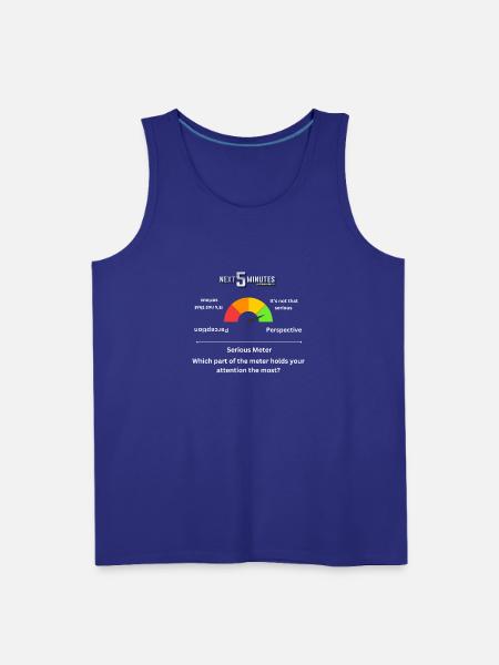 Serious Meter Shawn Abrams - Men's Premium Tank - royal blue