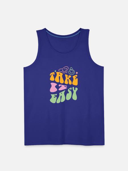 Take it Easy - Men's Premium Tank - royal blue